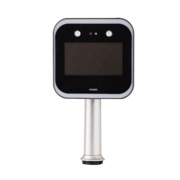 8" camera face recognition & temperature measurement access control system for school/airport/hospital